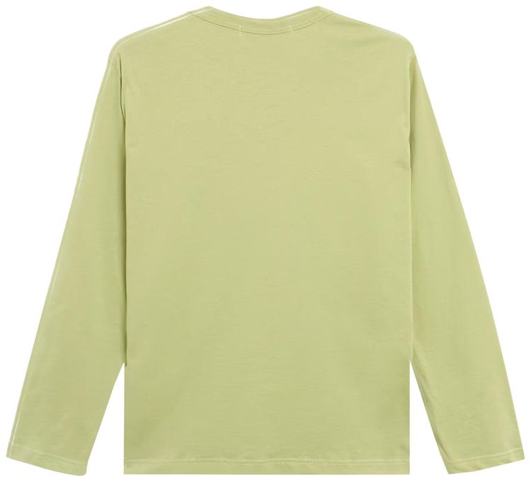 Comme des Garcons SHIRT Long Sleeve Chest Logo Tee Brown