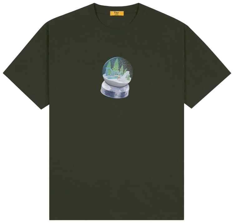 Dime Snow Globe Short Sleeve Tee Black