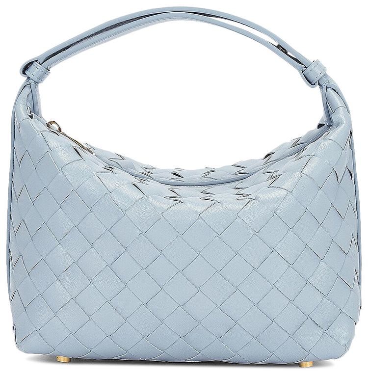 Bottega Veneta Mini Wallace Shoulder Sky Blue