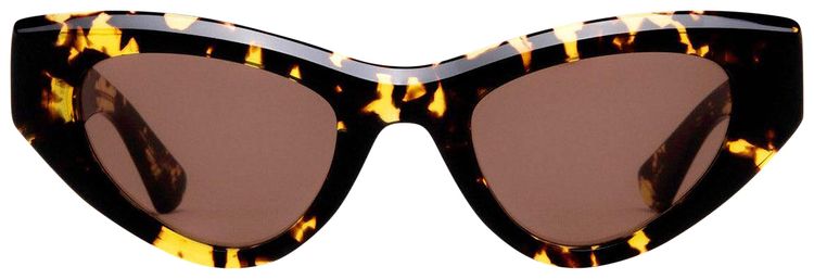 Bottega Veneta Cat Eye Sunglasses Havana