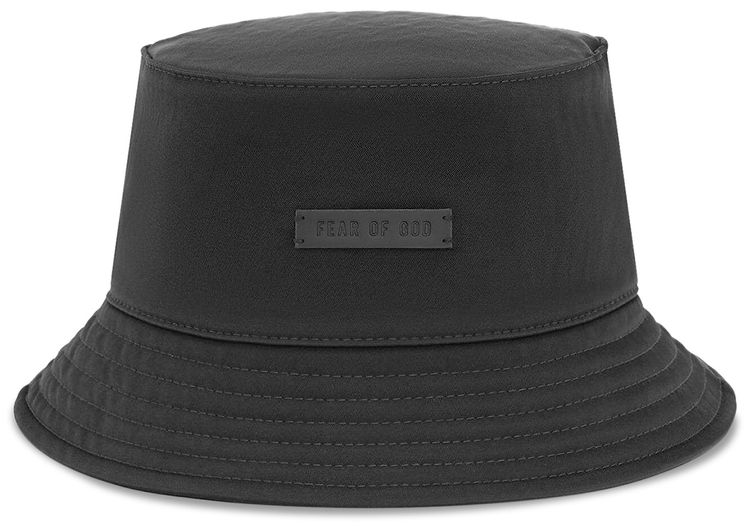 Fear of God Tech Nylon Bucket Hat Black