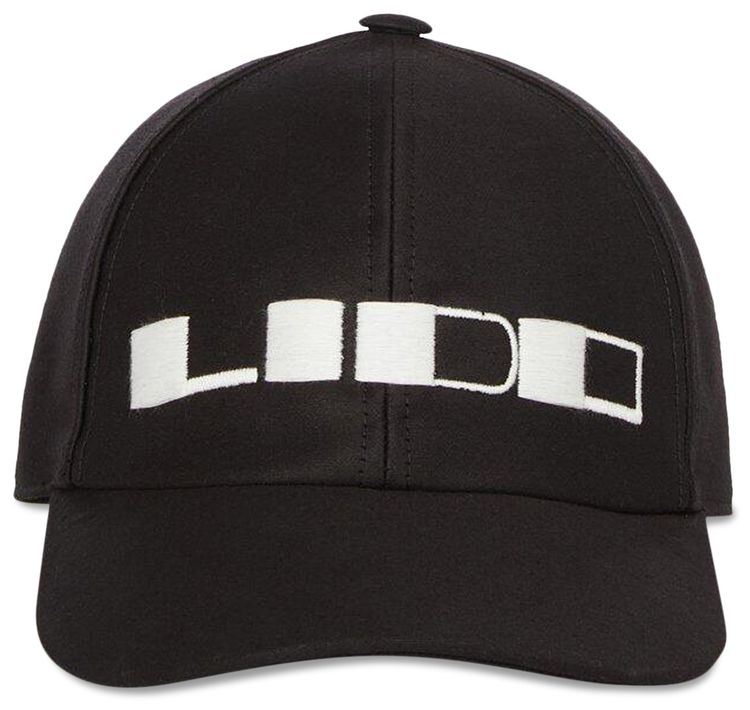 Rick Owens DRKSHDW Baseball Cap BlackMilk