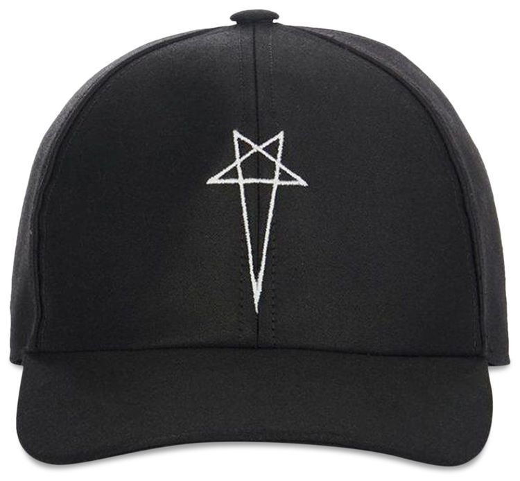 Rick Owens DRKSHDW Baseball Cap BlackPearl