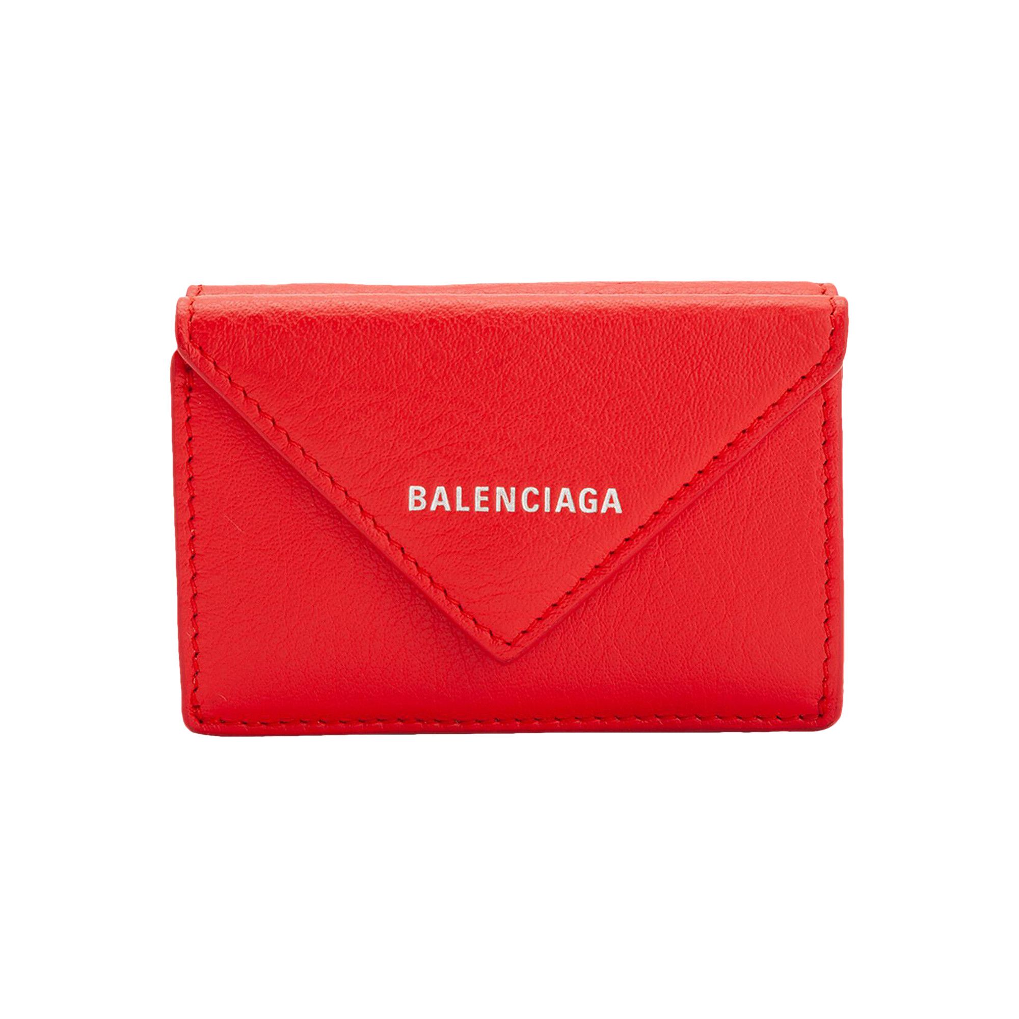 Buy Balenciaga Papier Mini Wallet Red 391446 DLQ0N 6524 GOAT CA