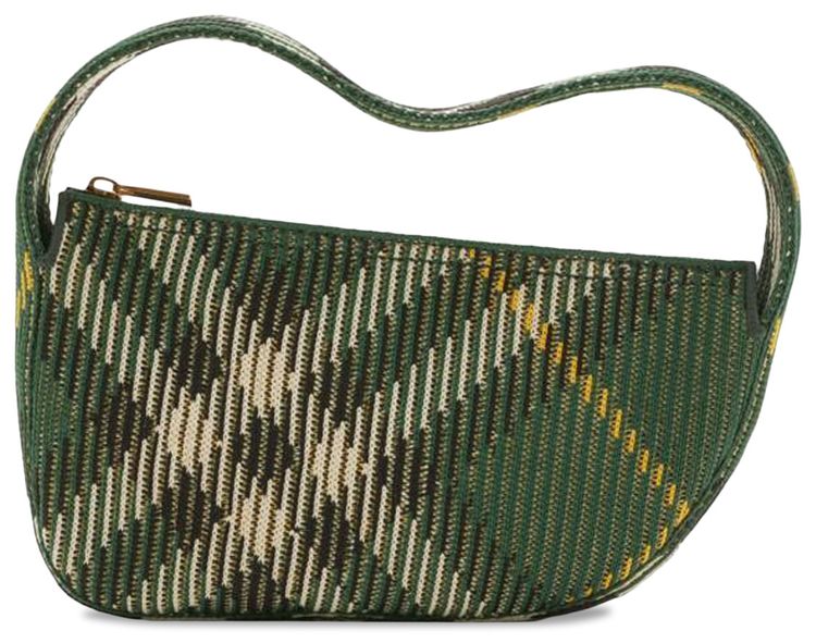 Burberry Check Mini Knitted Bag Ivy