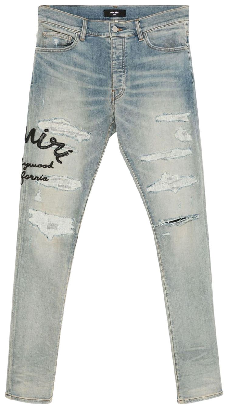 Amiri Hollywood Thrasher Jean Antique Indigo