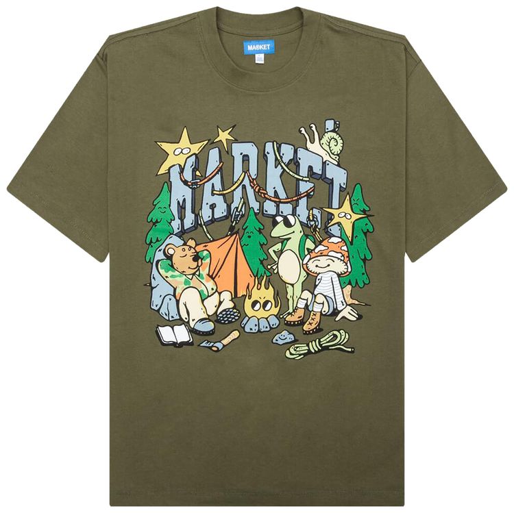 Market Backcountry Buds T Shirt Kelp