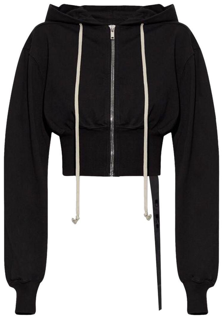 Rick Owens DRKSHDW Tatlin Zipped Hoodie Black