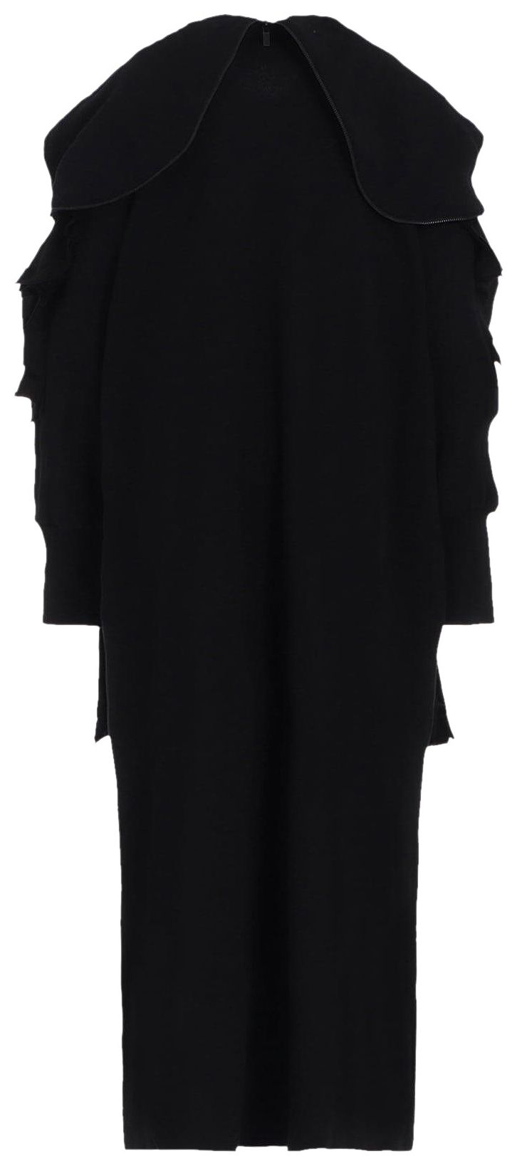 Yohji Yamamoto Box Detail Long Cardigan Black