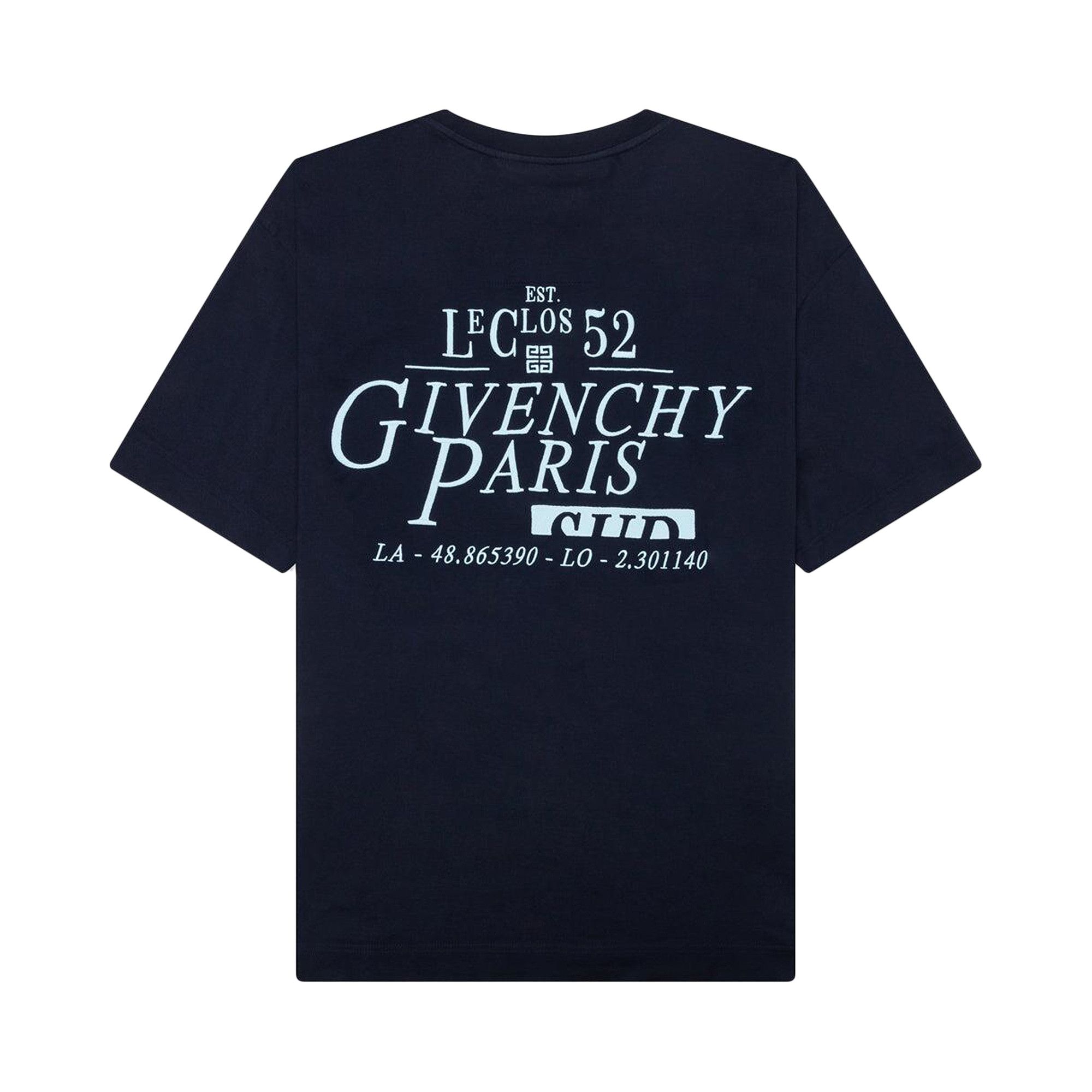 Navy givenchy t shirt online
