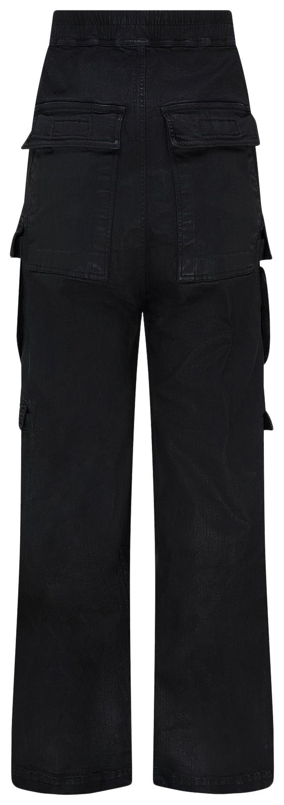 Rick Owens DRKSHDW Jumbo Bella Wide Cargo Pants Black Wax
