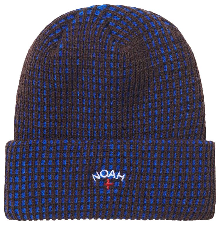 Noah Tri Color Beanie Heather GreyRoyalNavy