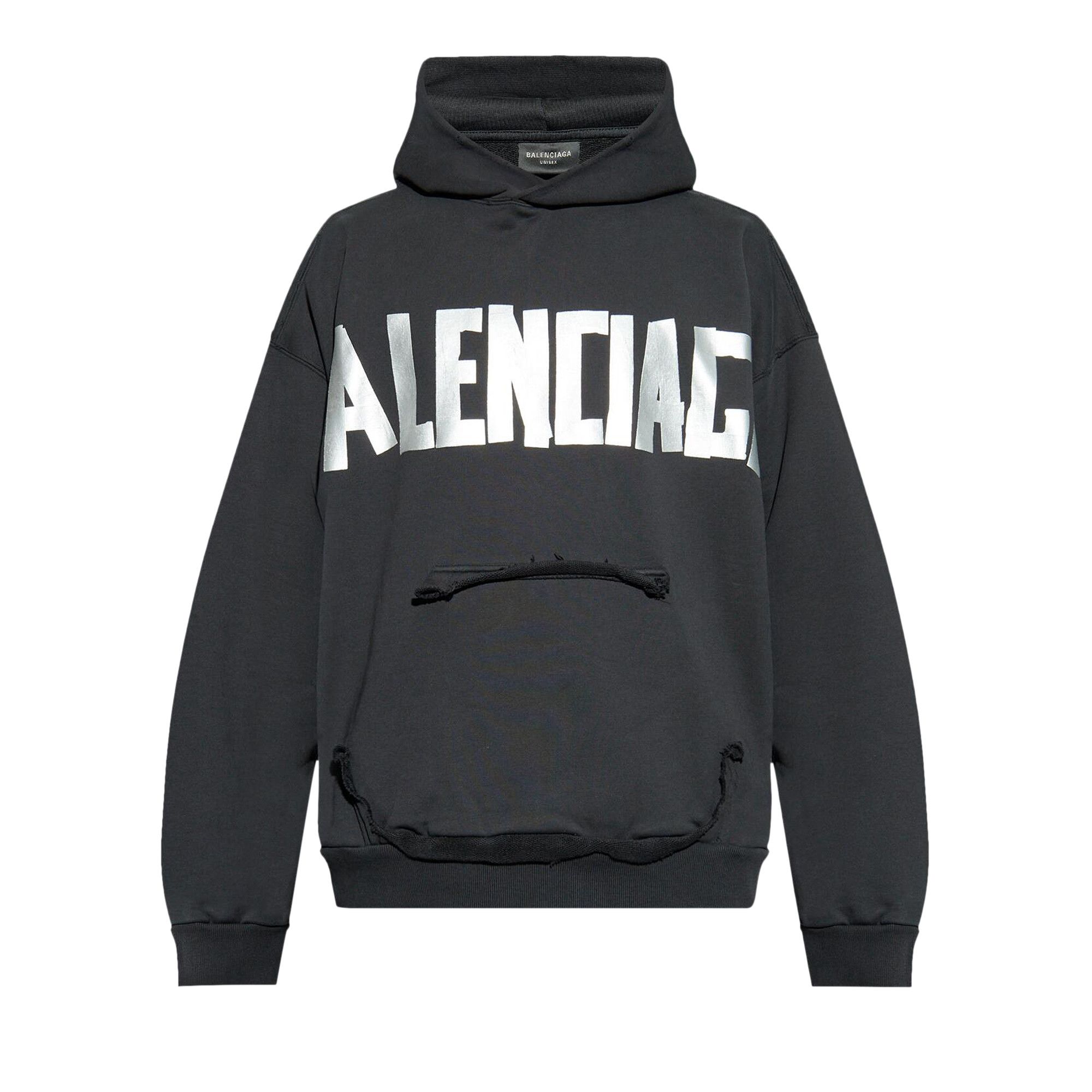 Balenciaga hoodie silver cheap
