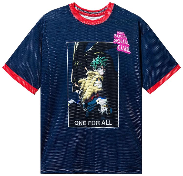 Anti Social Social Club One For All Jersey Blue