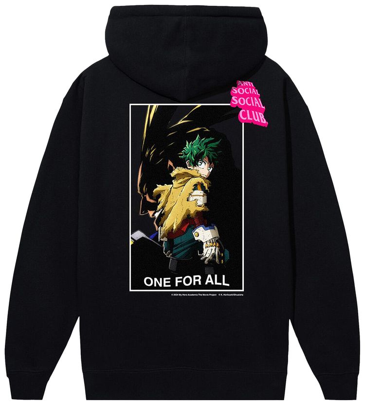 Anti Social Social Club One For All Hoodie Black
