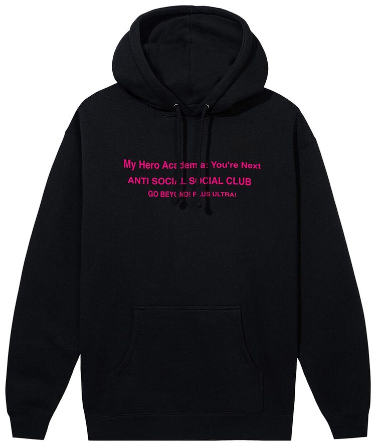 Anti Social Social Club One For All Hoodie Black