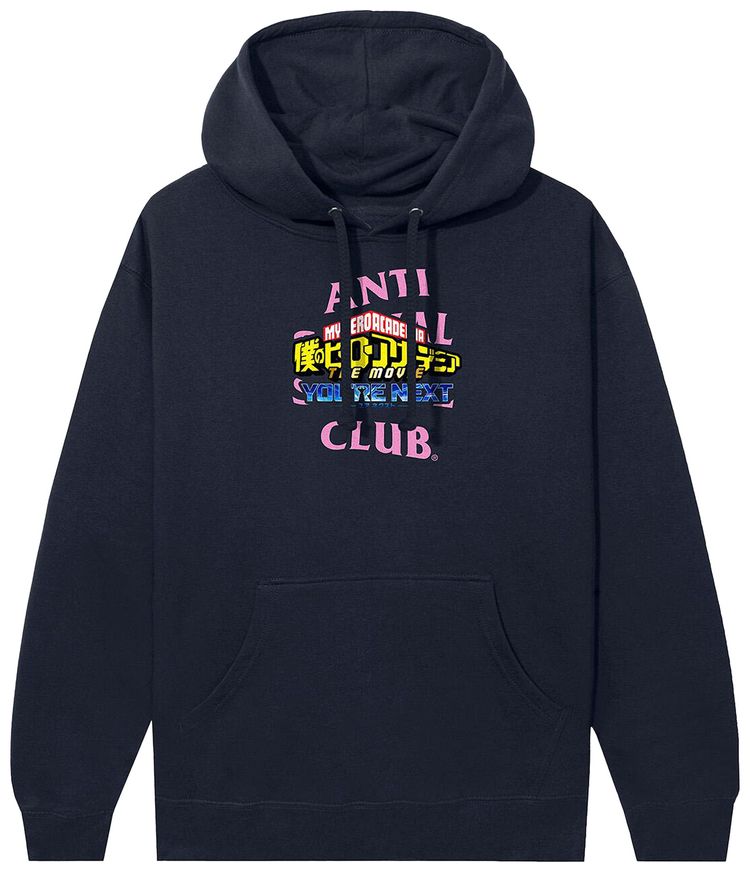 Anti Social Social Club Dark Might Hoodie Slate Blue