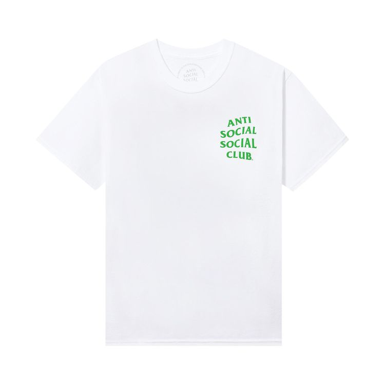 Anti Social Social Club Skull College Tee White