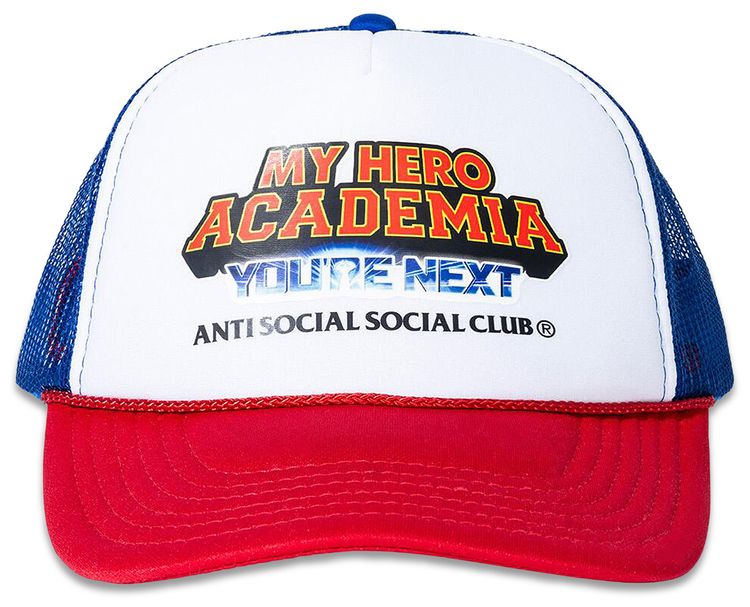 Anti Social Social Club Academy Trucker Hat BlueWhite