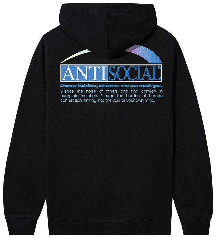 Anti Social Social Club Isolation Hoodie Black