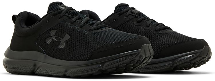 Under Armour Charged Assert 10 4E Wide Triple Black