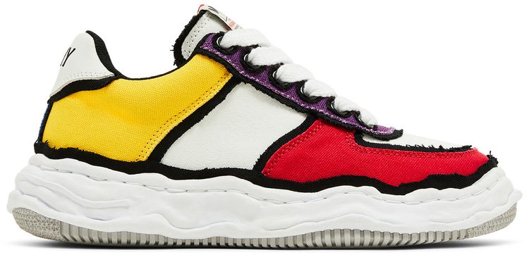 Maison Mihara Yasuhiro Wayne Overhanging Canvas Low Multi Color