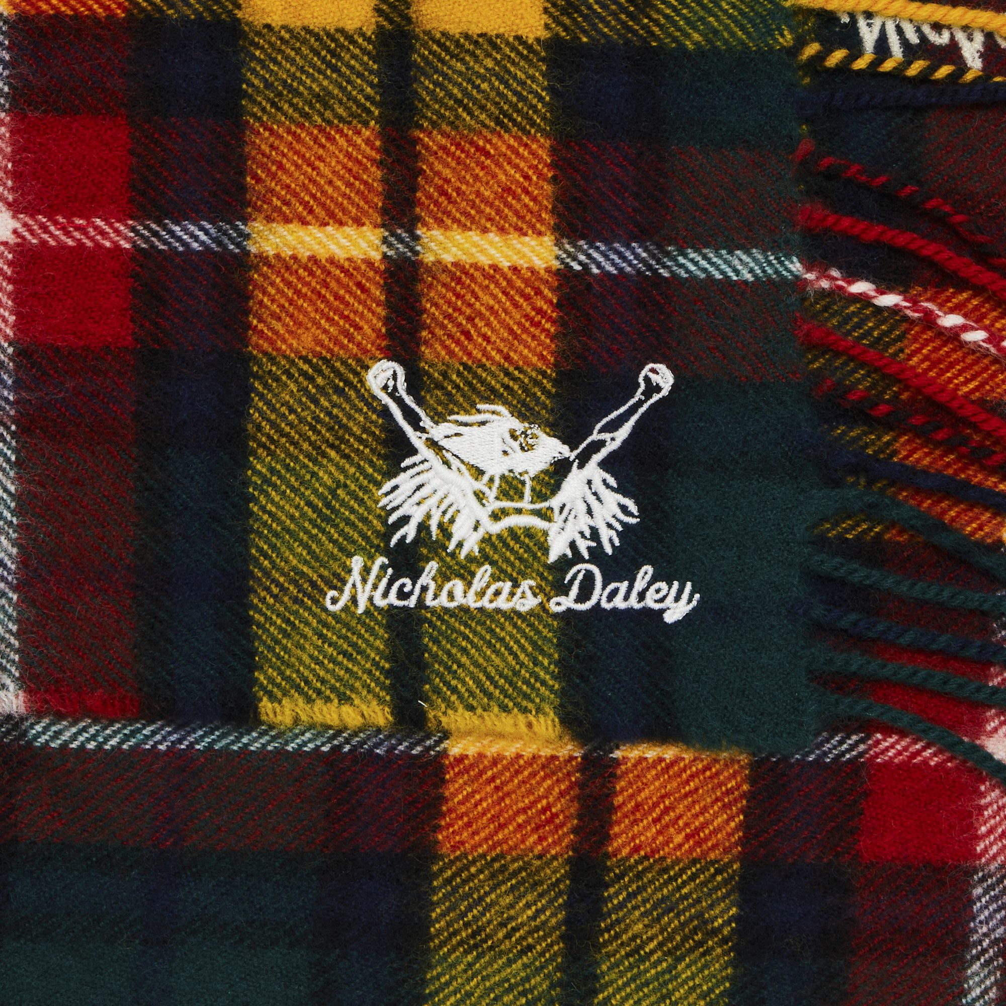 Buy GOAT Exclusive Nicholas Daley Reggae Klub Lambswool Scarf - ND