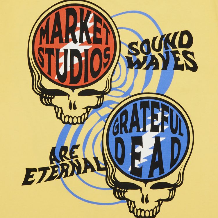 GOAT Exclusive Market x Grateful Dead Sound Waves Steely Tee