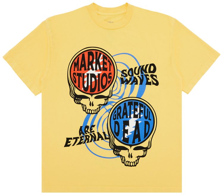 GOAT Exclusive Market x Grateful Dead Sound Waves Steely Tee