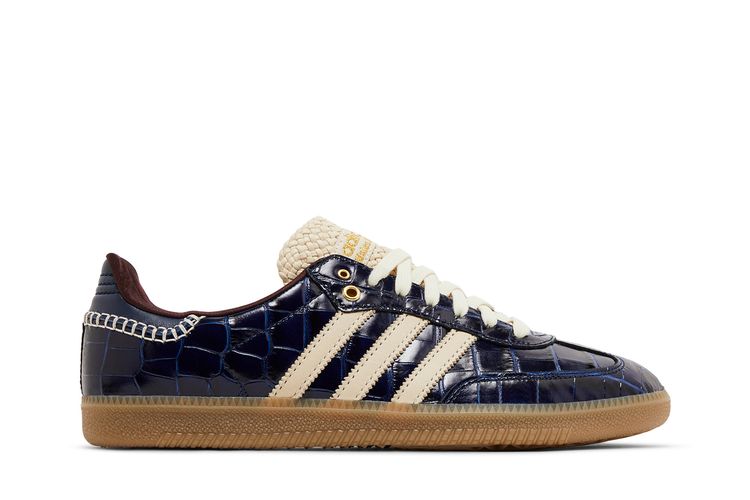 Achetez des Wales Bonner x adidas Samba OG 'Croc - Collegiate Navy' - JH9825 | GOAT FR