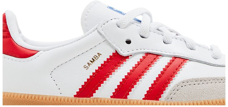 Adidas Samba OG I White Collegiate Red Gum