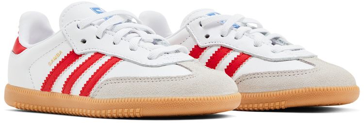 Adidas Samba OG I White Collegiate Red Gum