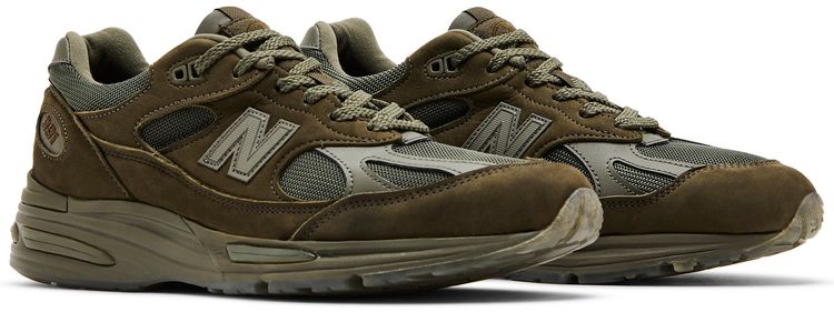 Stone Island x New Balance 991v2 Made in England Ghost Pack   Military Green