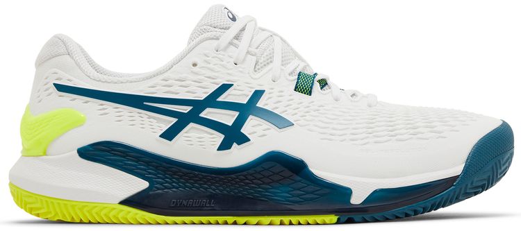 Asics Gel Resolution 9 Clay White Restful Teal