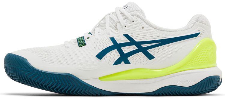 Asics Gel Resolution 9 Clay White Restful Teal