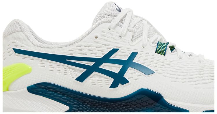 Asics Gel Resolution 9 Clay White Restful Teal