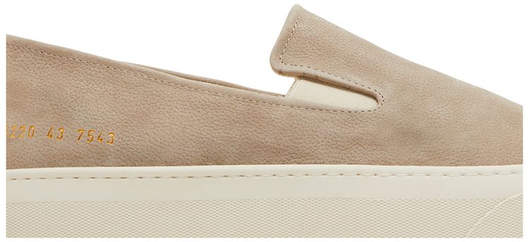 Common Projects Bumpy Nubuck Slip On Grey