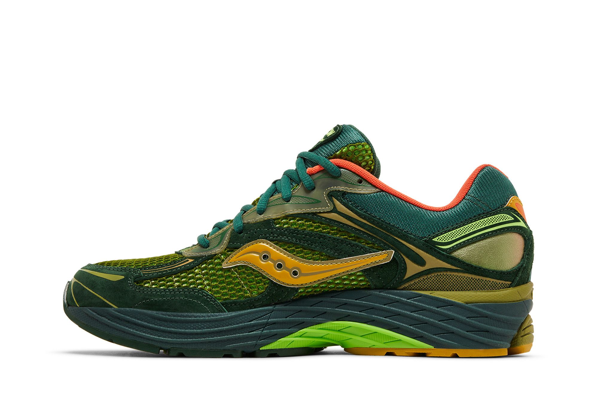 Saucony x Starcow ☆ ProGrid Omni 9 ‘Green Orange’ Saucony x Starcow Progrid Omni 9 - Green / Orange – Kith