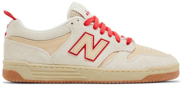 New Balance Chocolate Skateboards x Numeric 480 Sea Salt Red