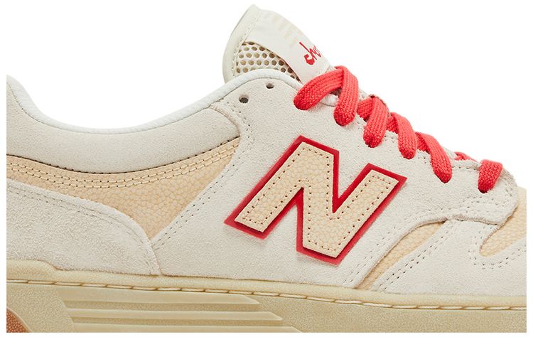 New Balance Chocolate Skateboards x Numeric 480 Sea Salt Red