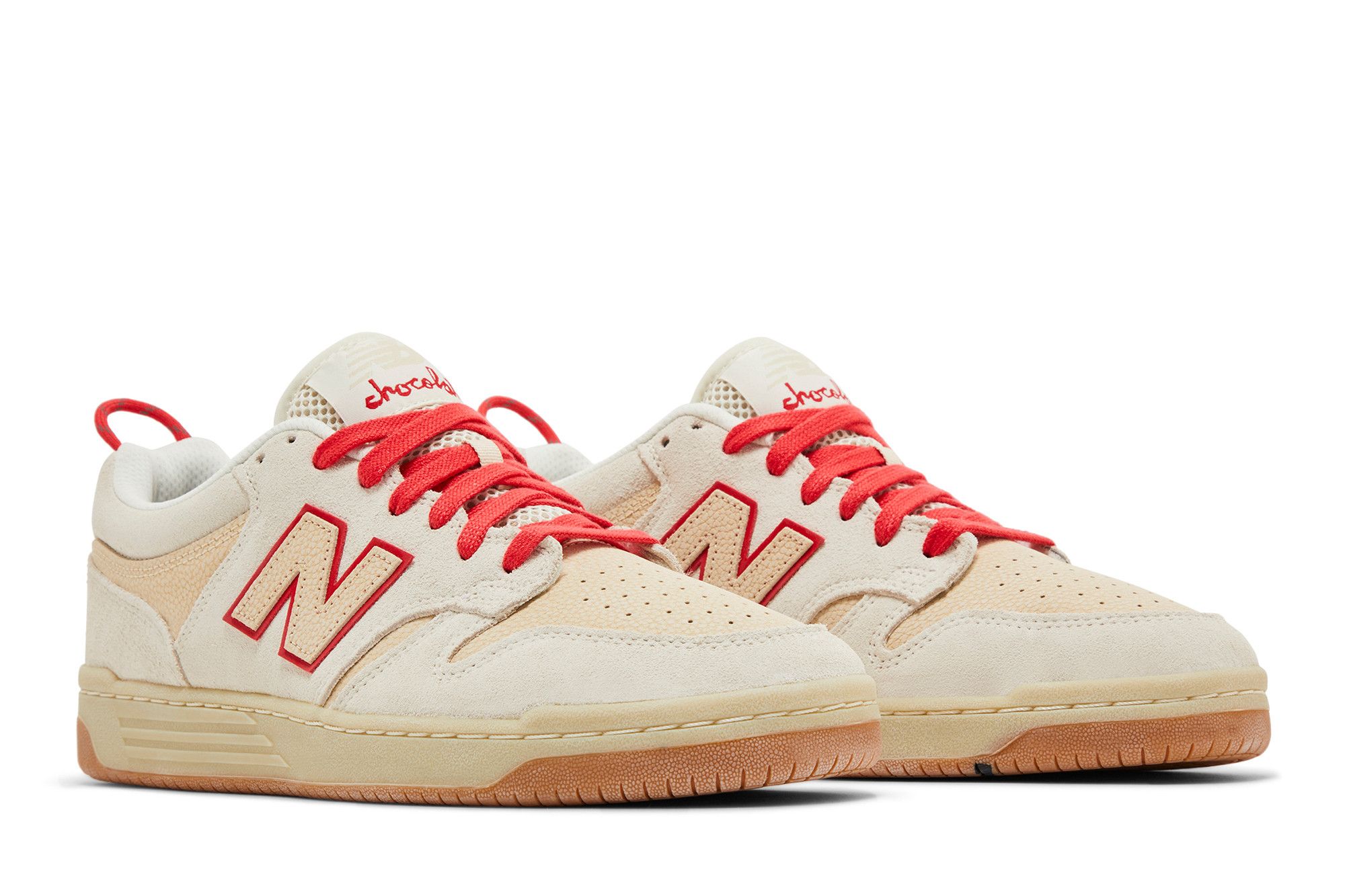 Buy Chocolate Skateboards x New Balance Numeric 480 'Sea Salt Red