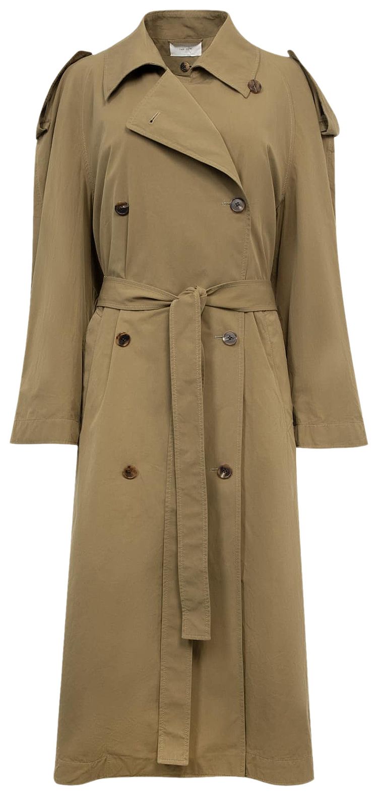The Row Denver Coat Olive