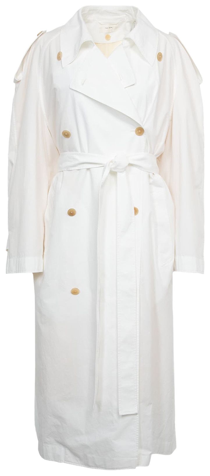 The Row Denver Coat Off White