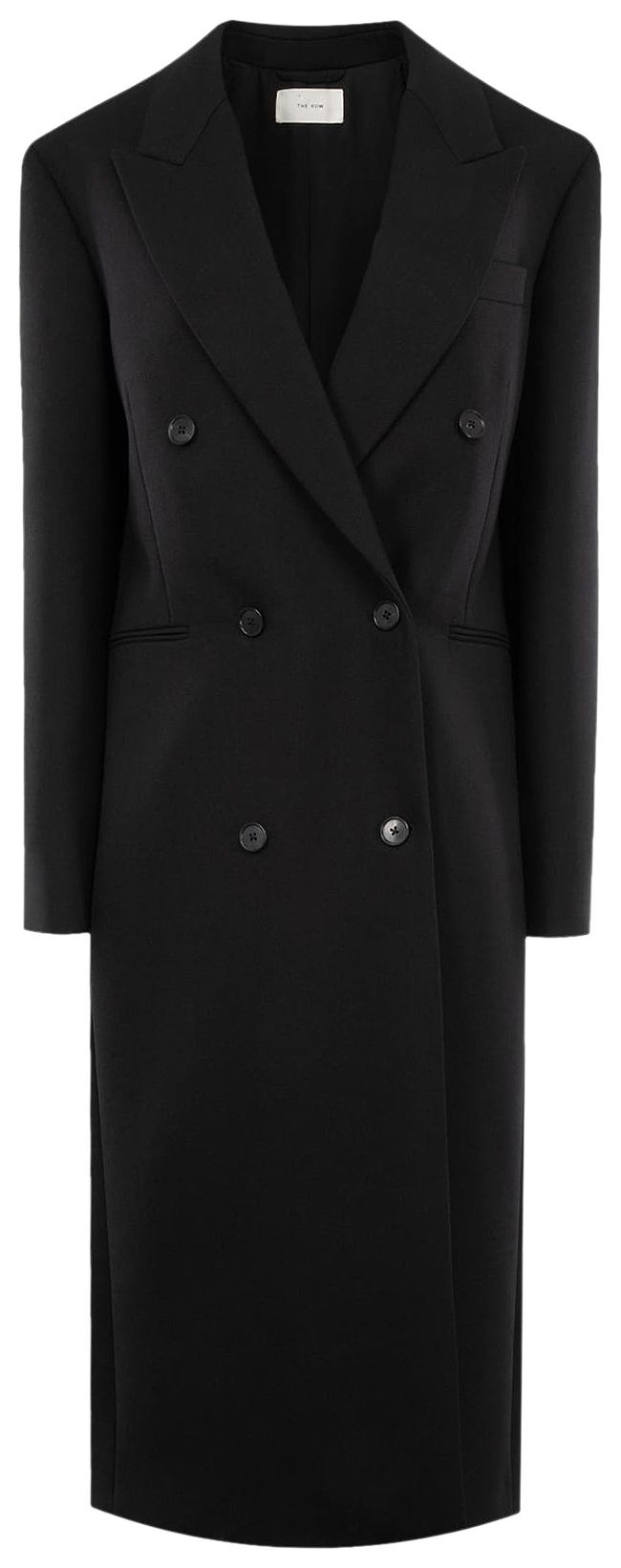 The Row Sand Coat Black