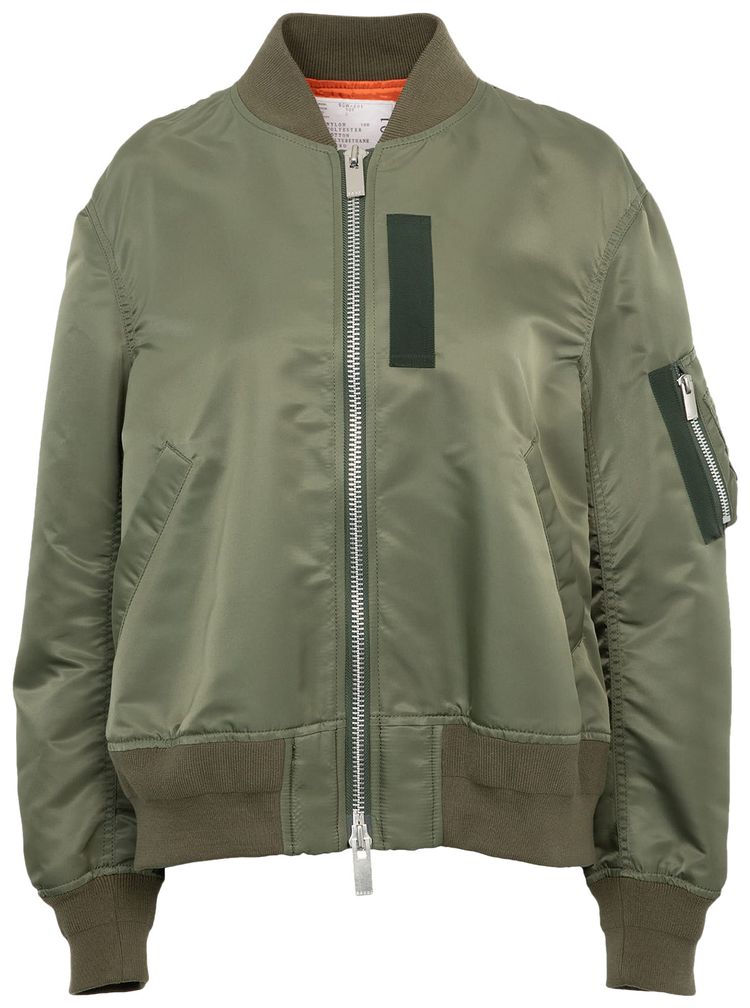 Sacai Nylon Twill Blouson Khaki