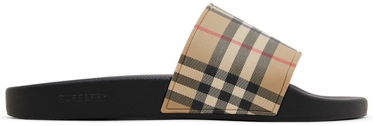 Burberry Check Slide Archive Beige