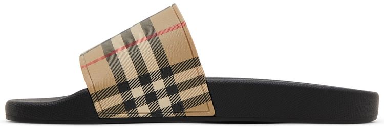 Burberry Check Slide Archive Beige