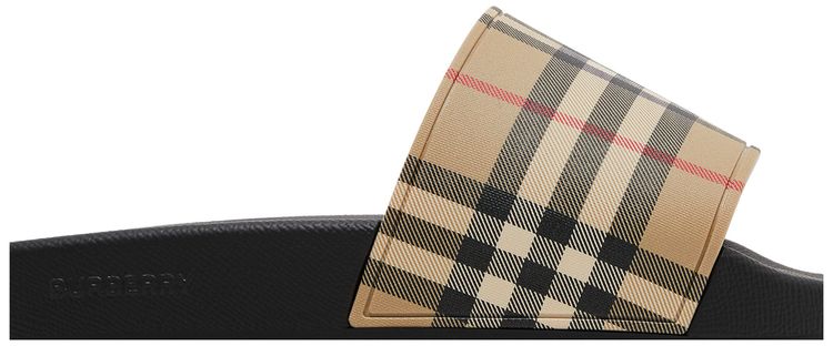 Burberry Check Slide Archive Beige