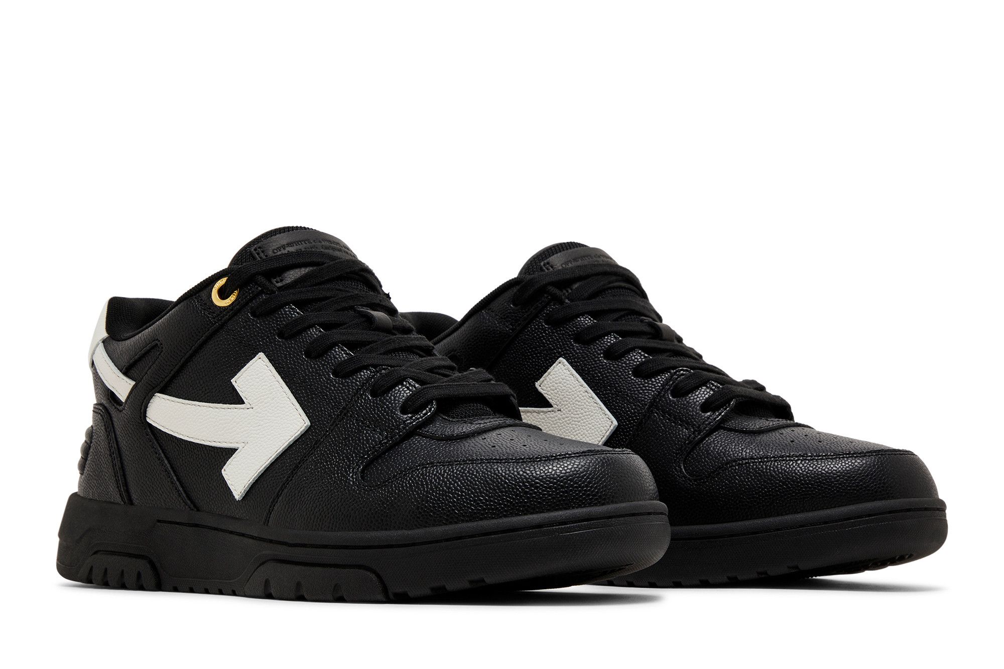 スニーカー OFF WHITE Men Sneakers OMIA189S25LEA00B1015 Black Buy Off-White Out of Office 'Black White Gold