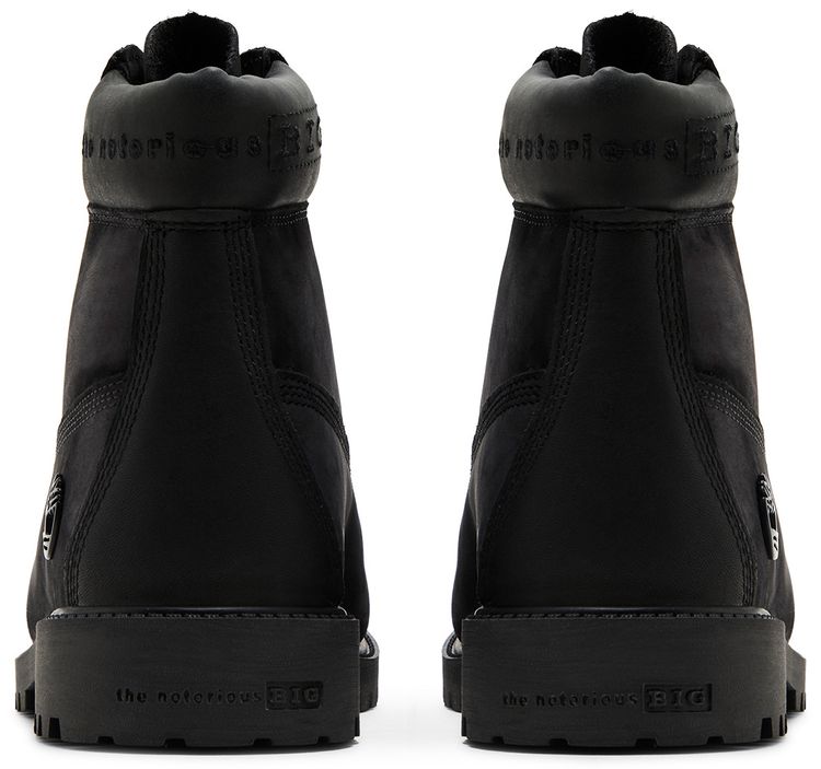 The Notorious BIG x Timberland 6 Inch Premium Boot Youth Christopher Wallace Collection   Black
